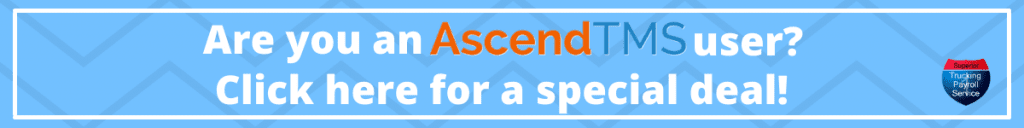 ascend TMS, discount, trucking payroll