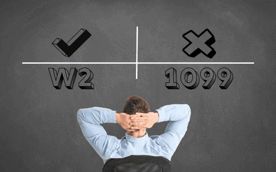 What are the advantages of paying truck drivers W-2 instead of 1099?