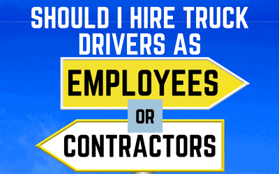 Should I Hire Truck Drivers as Employees or Contractors?